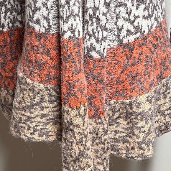 Anthropologie Lucy & Laurel Alpaca Blend Warm Toned Cardigan Sweater Sz Womens S - Picture 3 of 8